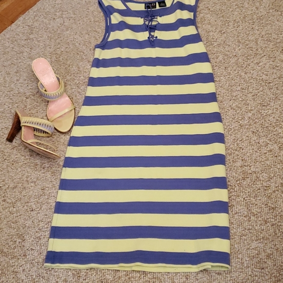 🌞SALE 3/$30🌞 C&B Sport Striped Sleeveless Dress Sm - Picture 3 of 4